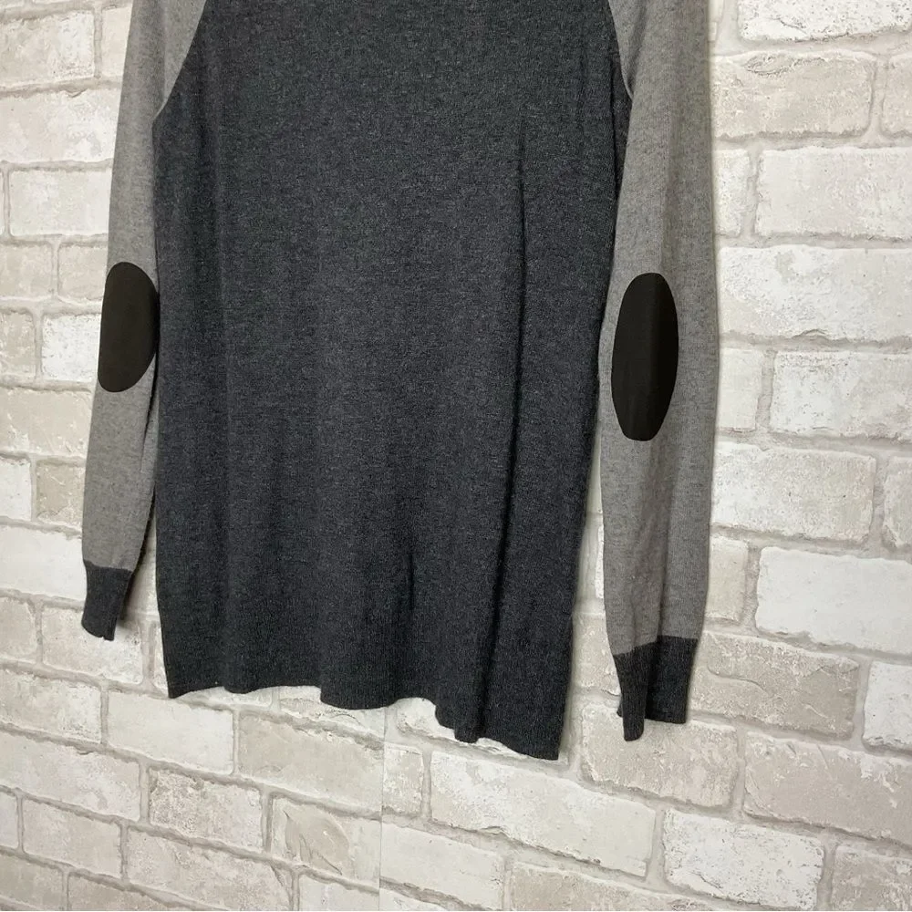 J. Crew Gray Wool & Rabbit Hair Blend Crewneck Sweater Size XS